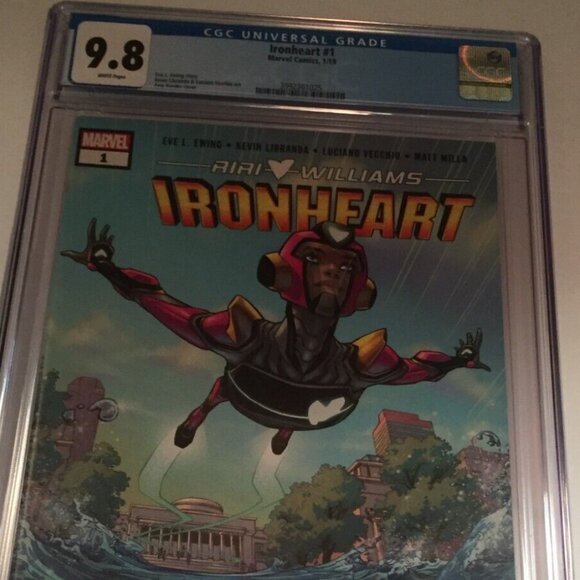 2019 Marvel Comics RiRi Williams Iron Heart #1 CGC 9.8 - Picture 1 of 7